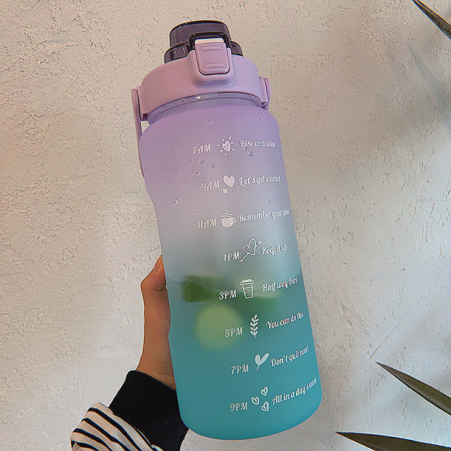 WILKYsWater bottleFitness Drinking BottleThe Fitness Bottle is the perfect way to stay hydrated and motivated throughout the day. Featuring a motivational design, time and volume markers, and a convenient c