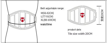 Deep Squat Workout Belt Weightlifting Hard Pull Weight - bearing Girdle Workout Devices - WILKYs