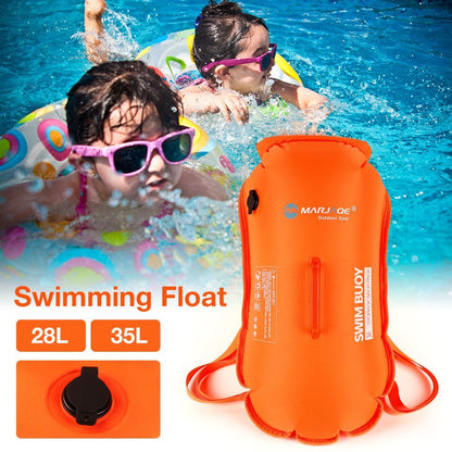 Double Airbag Swimming Buoy Floating Mark Detachable Shoulder Waterproof Backpack - WILKYs