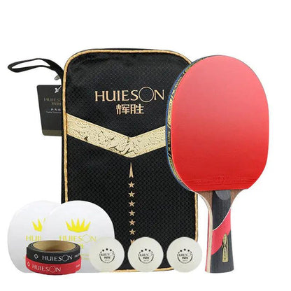 Double - sided anti - adhesive six - star table tennis racket - WILKYs