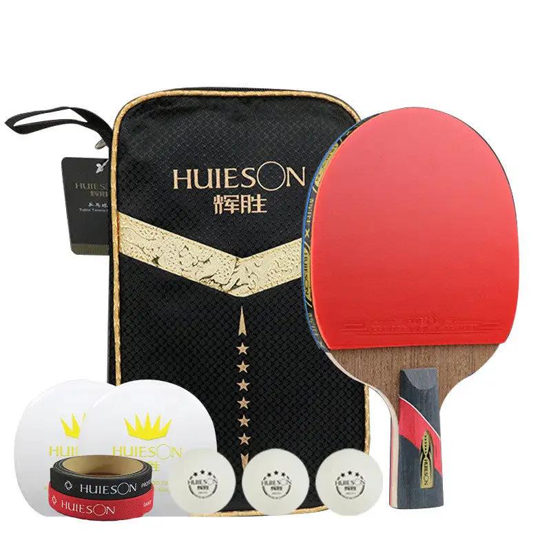 Double - sided anti - adhesive six - star table tennis racket - WILKYs