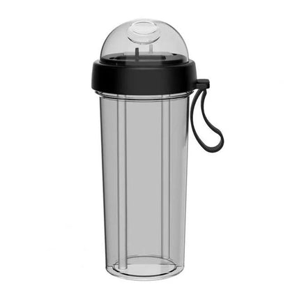 Drinking Cup Double Straw Water Bottle - WILKYs