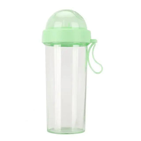 Drinking Cup Double Straw Water Bottle - WILKYs