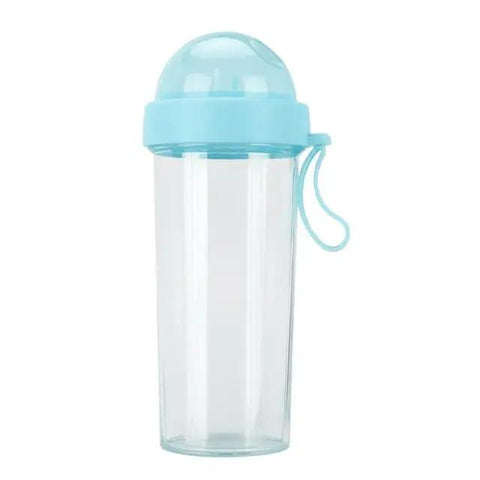 Drinking Cup Double Straw Water Bottle - WILKYs