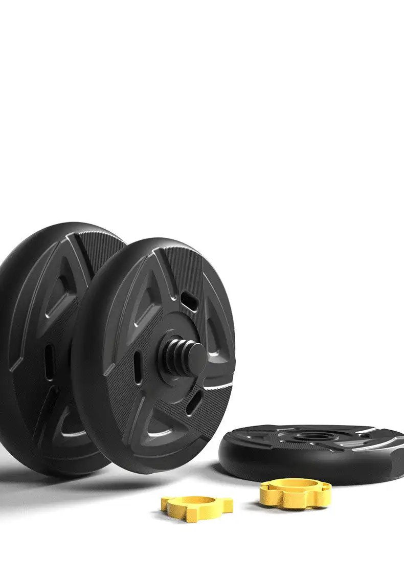 Dumbbell Fitness Home Environmental Protection Barbell With Adjustable Weight Package - WILKYs