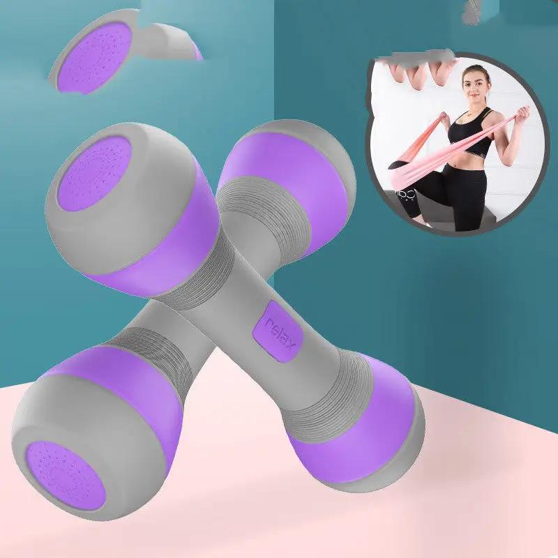 Dumbbell Ladies Adjustable Weight Fitness Home Fitness Equipment Thin Arms Girls - WILKYs