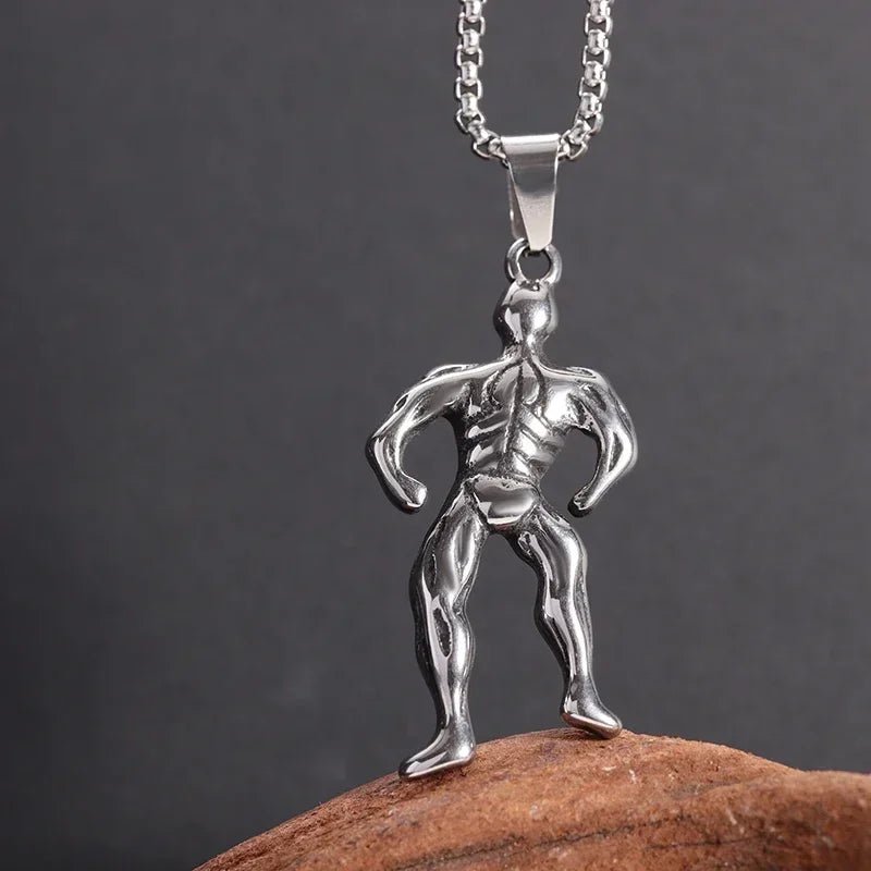 Dumbbell Pendant Necklace for Fitness Lovers - WILKYs