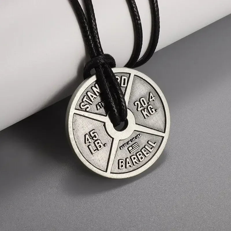 Dumbbell Pendant Necklace for Fitness Lovers - WILKYs