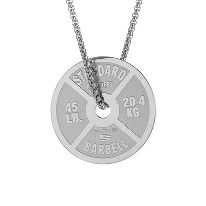 Dumbbell Pendant Necklace for Fitness Lovers - WILKYs