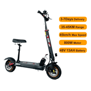 E - Scooter 800W Powerful Electric Kick Scooter Anti - skid Off Road Tire 45KM/H e Scooter 45km 55km Range - WILKYs