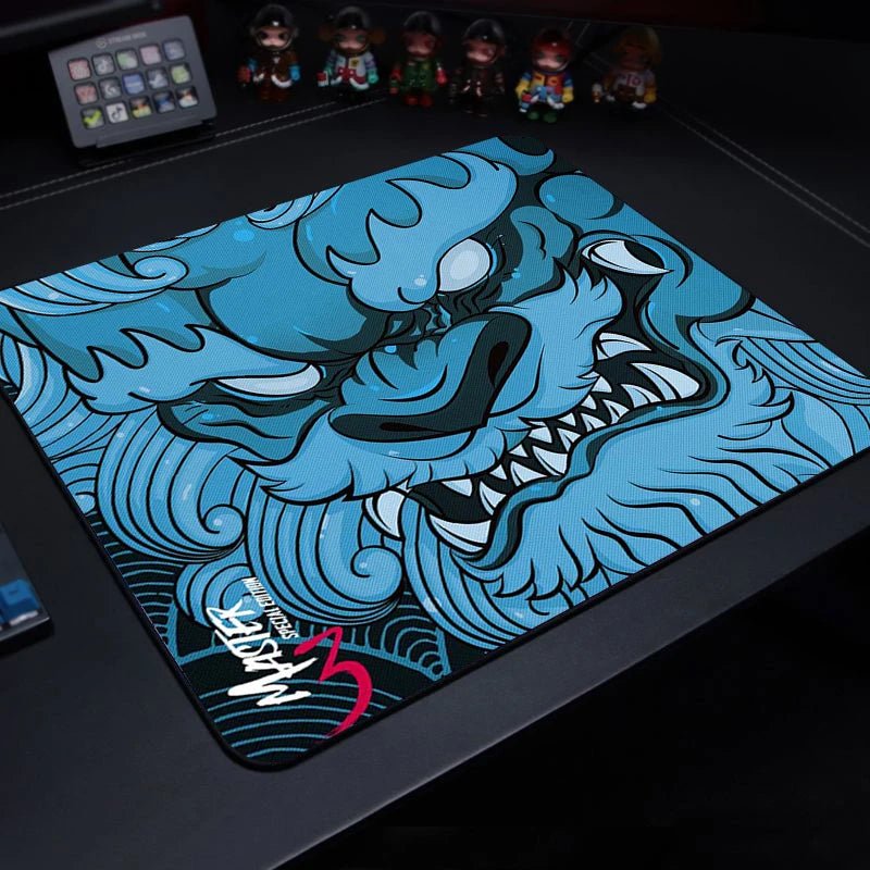 E - sports Tiger Cute Small Mouse Pad Gaming Laptops Mousepad Gamer Carpet Keyboard Mat Desk Protector Anime Cartoon Mouse Pads - WILKYs