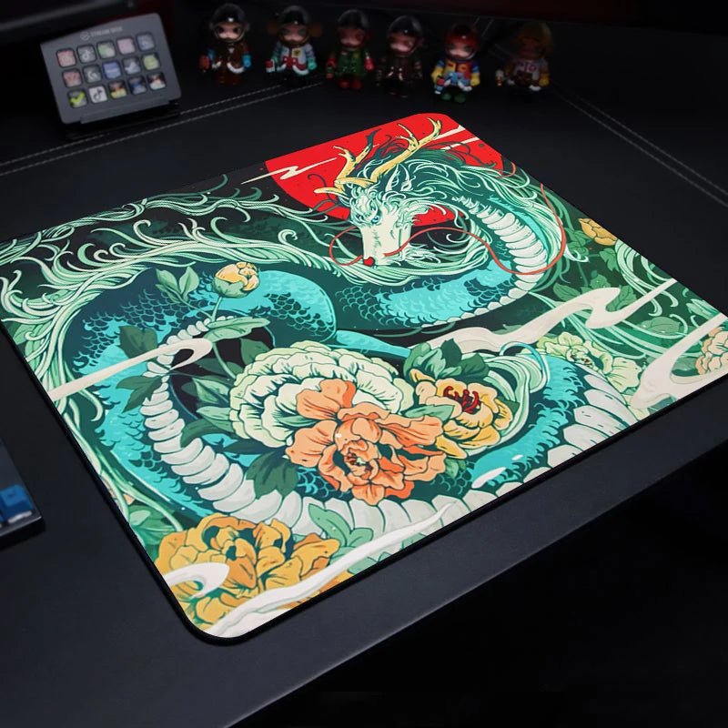 E - sports Tiger Cute Small Mouse Pad Gaming Laptops Mousepad Gamer Carpet Keyboard Mat Desk Protector Anime Cartoon Mouse Pads - WILKYs