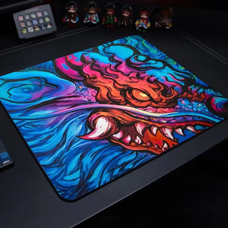 E - sports Tiger Cute Small Mouse Pad Gaming Laptops Mousepad Gamer Carpet Keyboard Mat Desk Protector Anime Cartoon Mouse Pads - WILKYs