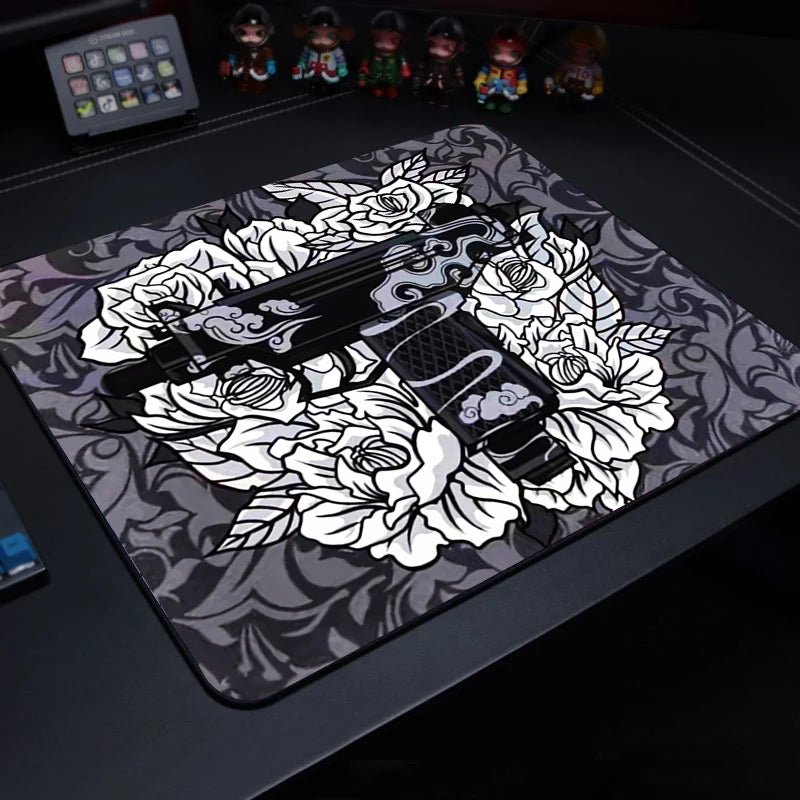 E - sports Tiger Cute Small Mouse Pad Gaming Laptops Mousepad Gamer Carpet Keyboard Mat Desk Protector Anime Cartoon Mouse Pads - WILKYs