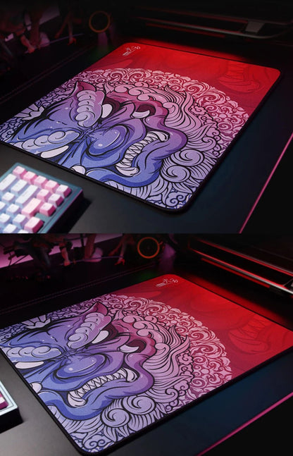 E - sports Tiger Cute Small Mouse Pad Gaming Laptops Mousepad Gamer Carpet Keyboard Mat Desk Protector Anime Cartoon Mouse Pads - WILKYs