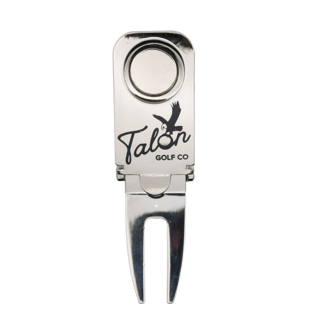 Eagle Cigar Holder Divot Tool – Stainless Steel with Magnetic Ball Marker - WILKYs