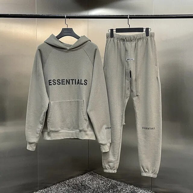 WILKYsSweat SuitReflective Hoodies sets Letter Prints Jumpsuit Sweatsuit TracksuitsThe "Reflective Hoodies"  are a fashionable and high-quality clothing set that includes both a hoodie and pants. Here are the key details:                           