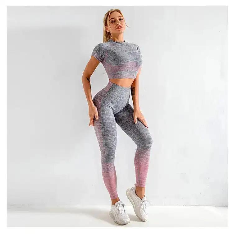 Elastic fitness sports yoga clothes - WILKYs
