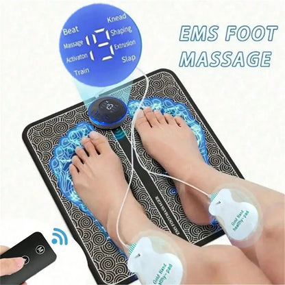 Electric Foot Massager Pad Muscle Massage Relaxation Trainer For Massage Fitness Outdoor Sport Home Family Relax - WILKYs