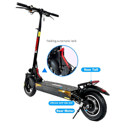 European US Warehouse Foldable 2 Wheel Portable Mobility Electric Scooter 800w For Adult - WILKYs