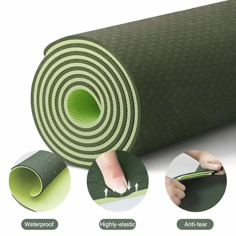 Exercise - Pad Non - Slip - Mat Position - Line Gymnastics Tpe Yoga Fitness Pilates Double - Layer - WILKYs