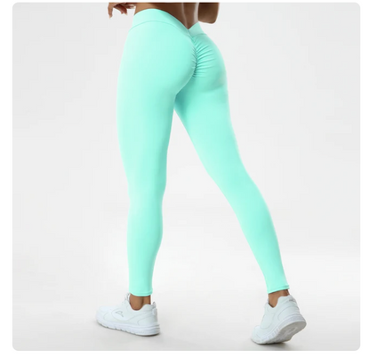 WILKYsSexy V Butt Push Up Fitness High Waist PantsThe "Sexy V Butt Push-Up Fitness High Waist Pants" or "Workout Yoga Pants V-Shaped Scrunch Butt Lift High Waist Sport Leggings" are workout and fitness leggings desi