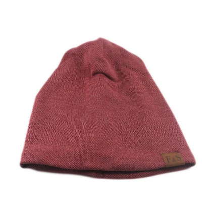 Fashion Bonnet Hat For Men And Women Autumn Knitted Solid Color Skullies Beanies Spring Casual Soft Turban Hats Hip Hop Beanie - WILKYs