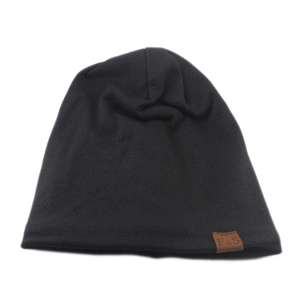 Fashion Bonnet Hat For Men And Women Autumn Knitted Solid Color Skullies Beanies Spring Casual Soft Turban Hats Hip Hop Beanie - WILKYs