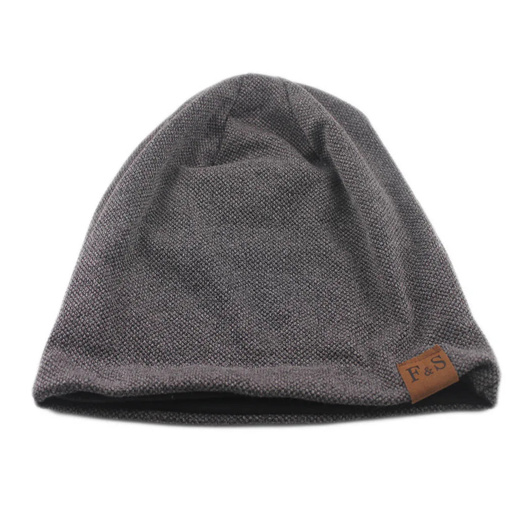 Fashion Bonnet Hat For Men And Women Autumn Knitted Solid Color Skullies Beanies Spring Casual Soft Turban Hats Hip Hop Beanie - WILKYs