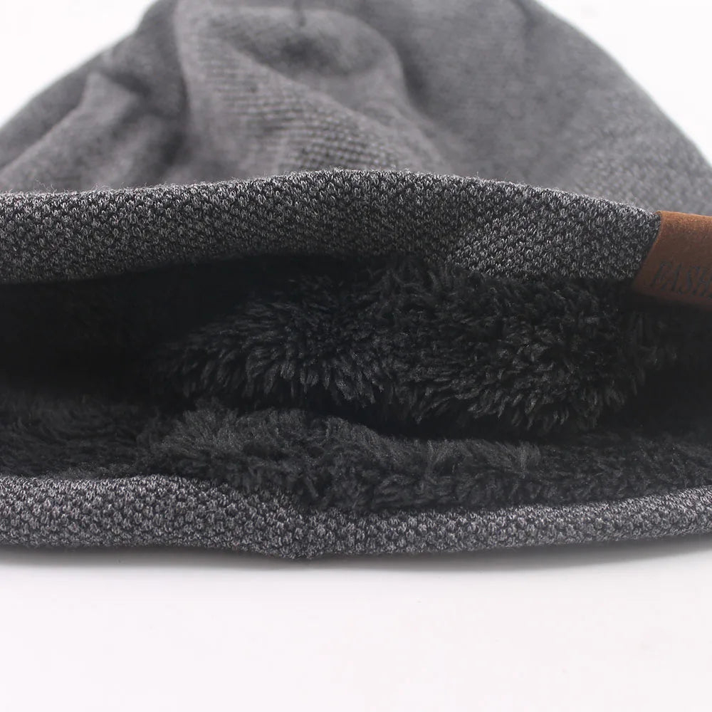 Fashion Bonnet Hat For Men And Women Autumn Knitted Solid Color Skullies Beanies Spring Casual Soft Turban Hats Hip Hop Beanie - WILKYs