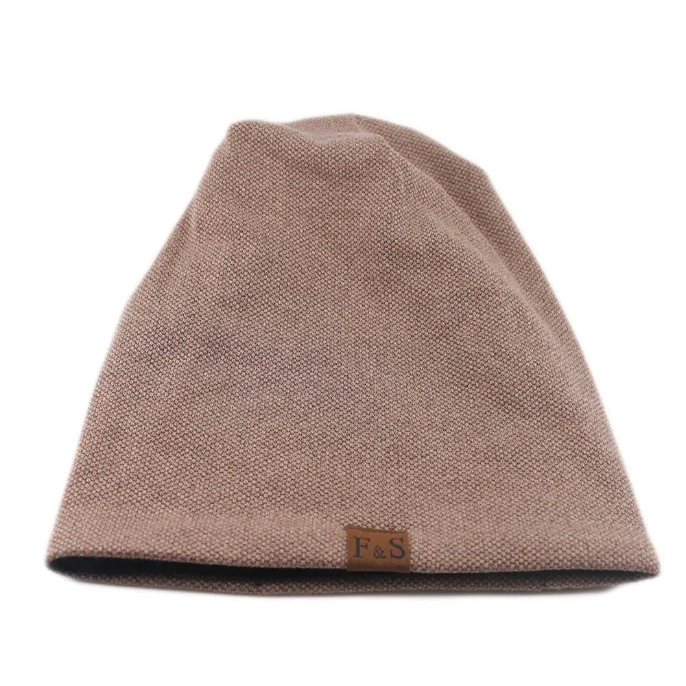 Fashion Bonnet Hat For Men And Women Autumn Knitted Solid Color Skullies Beanies Spring Casual Soft Turban Hats Hip Hop Beanie - WILKYs