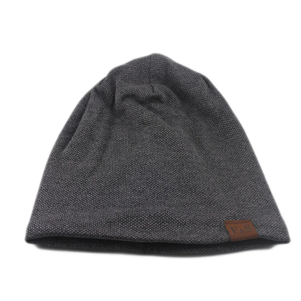 Fashion Bonnet Hat For Men And Women Autumn Knitted Solid Color Skullies Beanies Spring Casual Soft Turban Hats Hip Hop Beanie - WILKYs