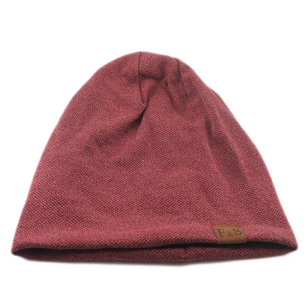 Fashion Bonnet Hat For Men And Women Autumn Knitted Solid Color Skullies Beanies Spring Casual Soft Turban Hats Hip Hop Beanie - WILKYs