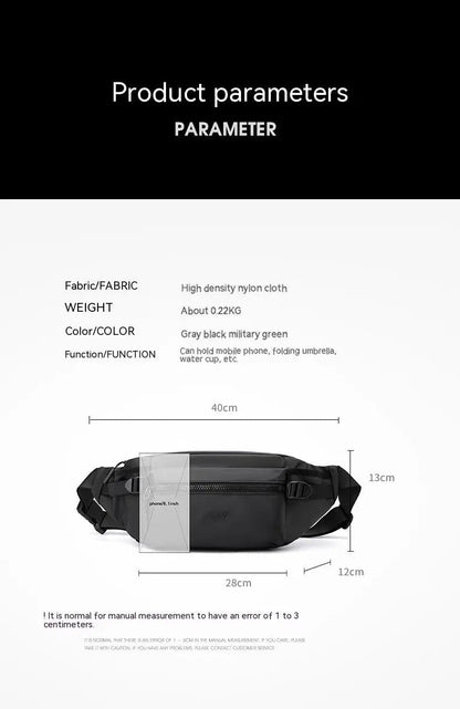 Fashion Fashion Waist Bag Sports Waterproof Outdoor Multifunctional Mobile Phone Bag - WILKYs