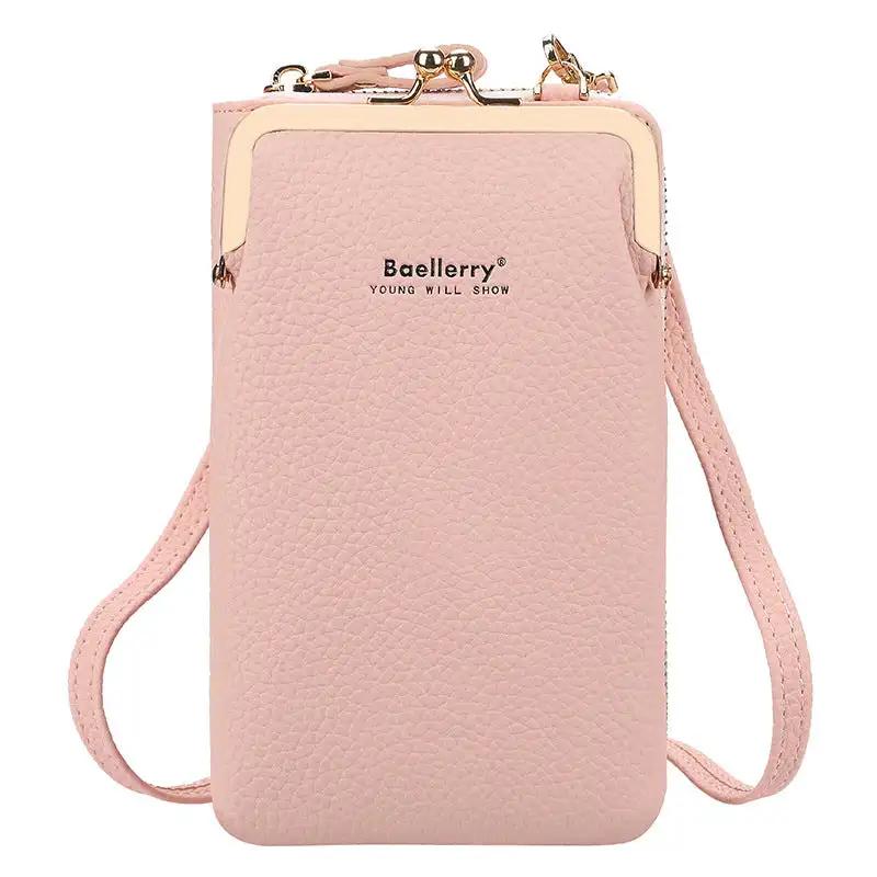 Fashion Mobile Phone Shoulder Bags With Lock Women Messenger Bag Wallet - WILKYs