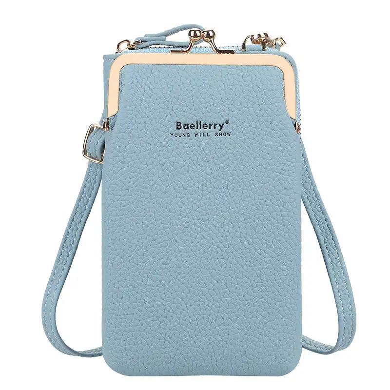 Fashion Mobile Phone Shoulder Bags With Lock Women Messenger Bag Wallet - WILKYs