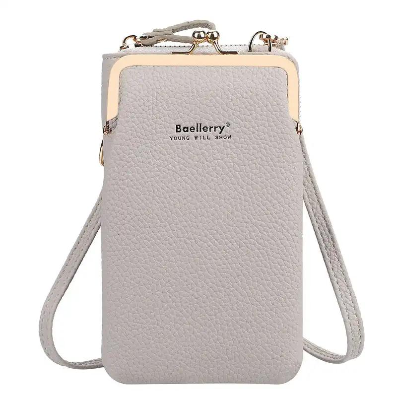 Fashion Mobile Phone Shoulder Bags With Lock Women Messenger Bag Wallet - WILKYs