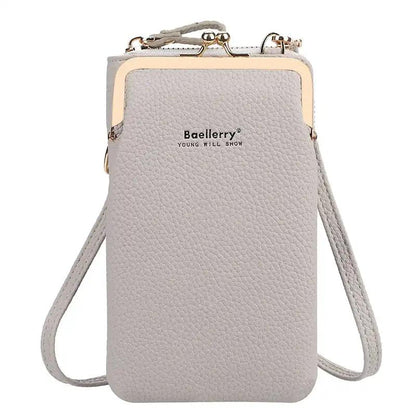 Fashion Mobile Phone Shoulder Bags With Lock Women Messenger Bag Wallet - WILKYs