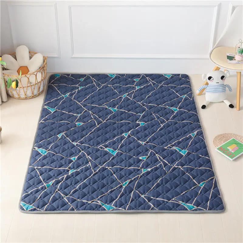 WILKYs0Cotton Non-slip Floor Mats Baby Crawling Mats, Climbing Mats, Foldable
 
 Product Information:
 
 
 Main ingredient content of fabric: 100%
 
 Material: pure cotton
 
 Main component of fabric: cotton
 
 Process; machine weaving
 
 Sub