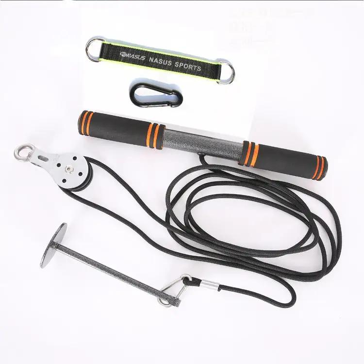 Fitness Arm Muscle Blaster Trainer Biceps Triceps Pull Rope Wrist Roller Forearm Home Workout Hand Gripper Strength Trainning - WILKYs