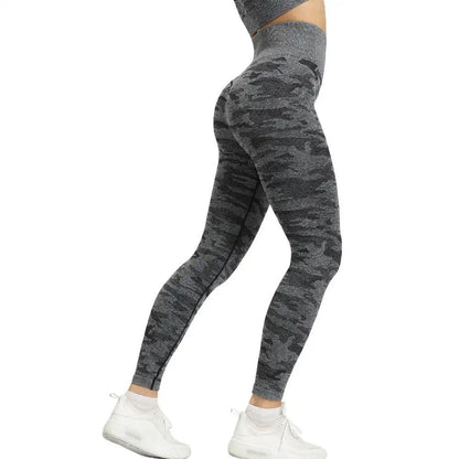 Fitness camouflage yoga pants - WILKYs