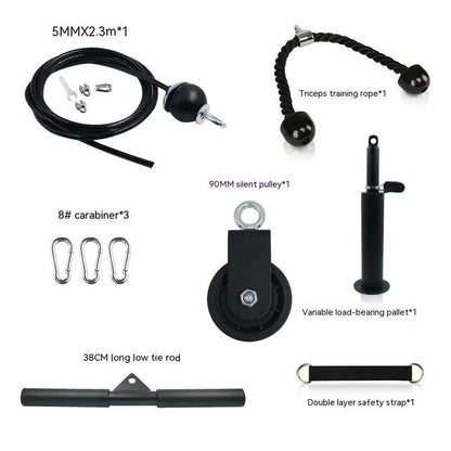 Fitness Equipment Pulley Suit Household - WILKYs
