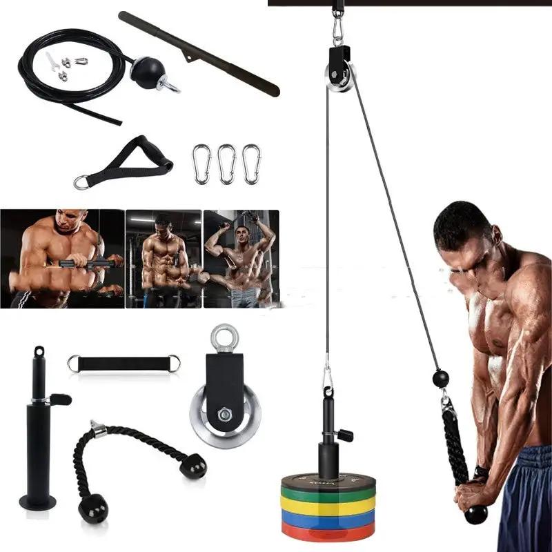 Fitness Equipment Pulley Suit Household - WILKYs