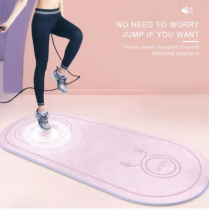 Fitness Mat Elasticity Rope Mat Durable Outdoor Yoga Mat Body Line Non - slip Mat Exercise Mute Yoga Mat High Density Board - WILKYs