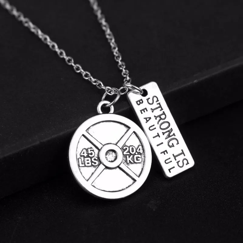 Fitness Pendant Necklace for Gym Lovers - WILKYs