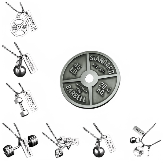 Fitness Pendant Necklace for Gym Lovers - WILKYs