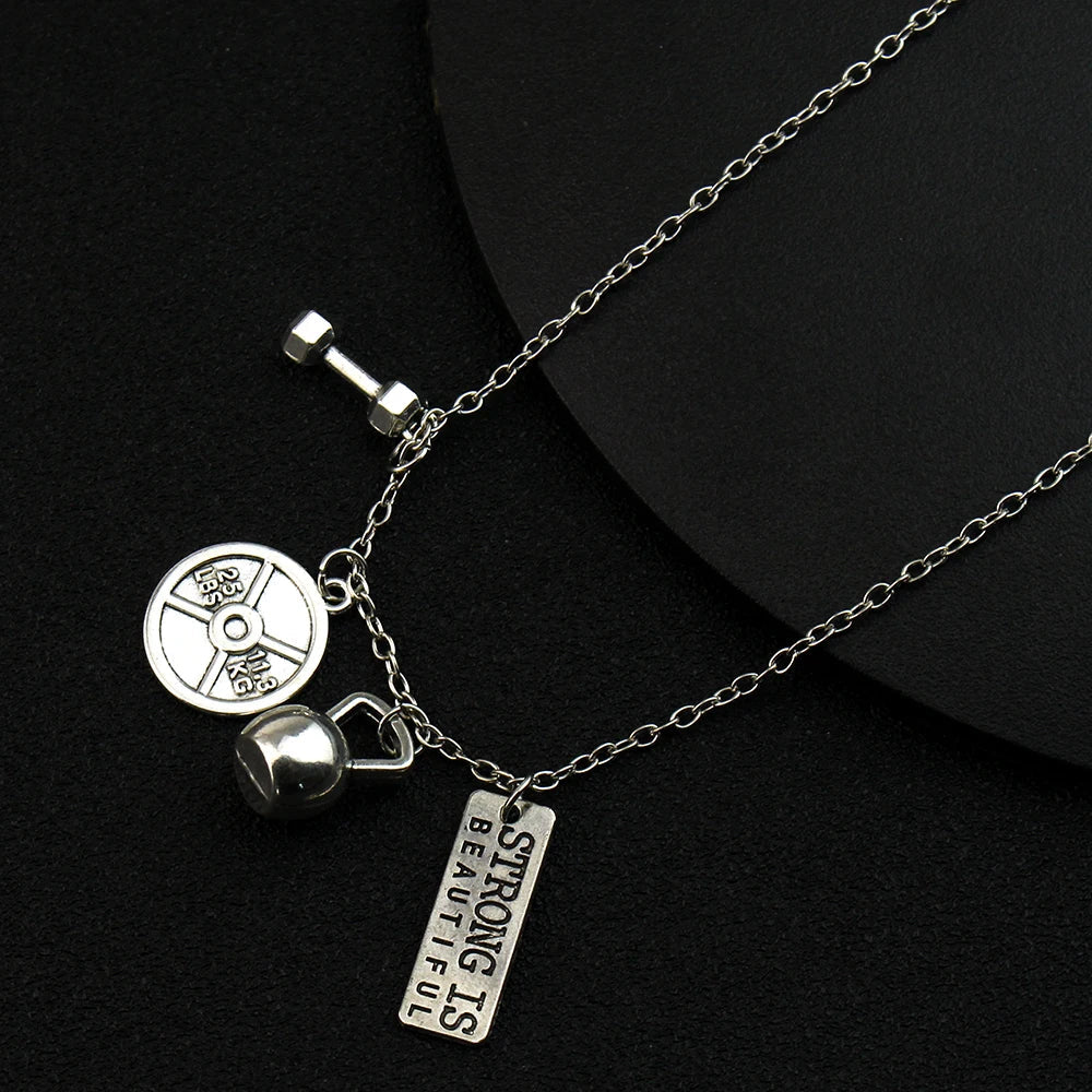 Fitness Pendant Necklace for Gym Lovers - WILKYs