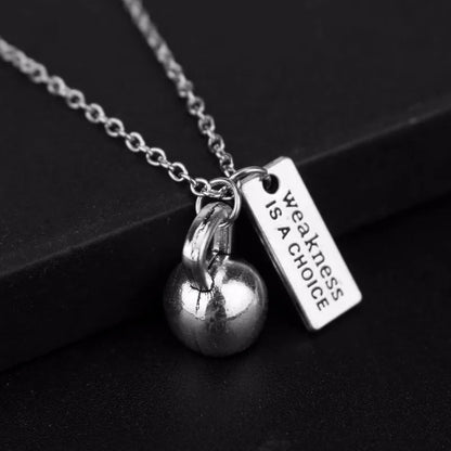 Fitness Pendant Necklace for Gym Lovers - WILKYs