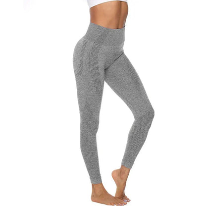 Fitness Running Yoga Pants – High Waist Seamless Leggings for Women - WILKYs