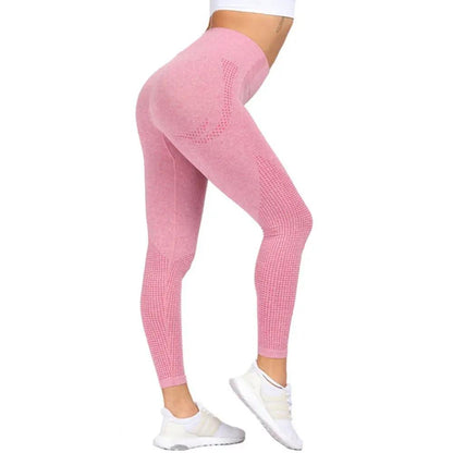 Fitness Running Yoga Pants – High Waist Seamless Leggings for Women - WILKYs